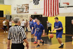 Mens Team basketball game.